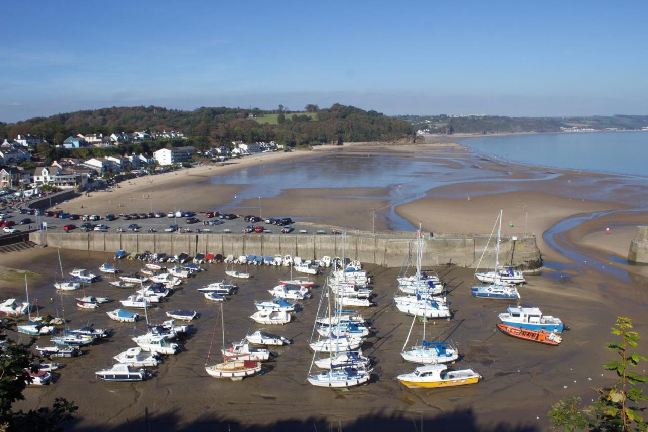 Beach House With Sea Views Over Saundersfoot Bay Exteriör bild