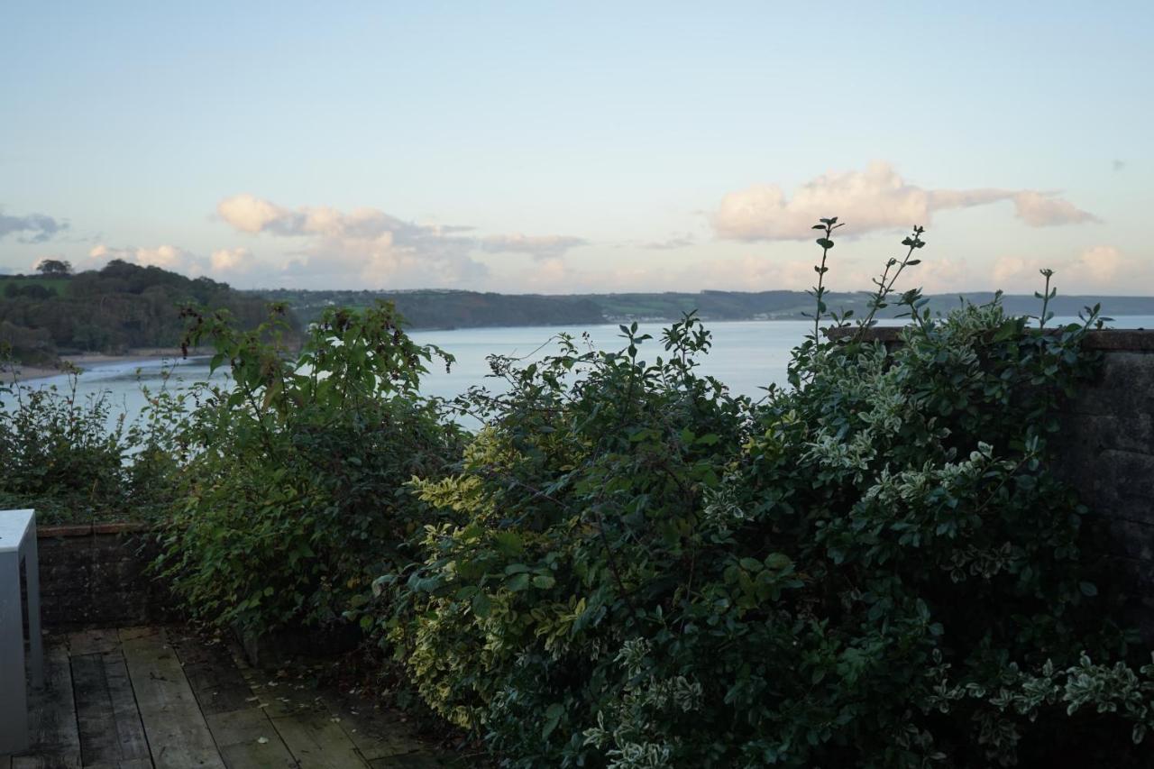 Beach House With Sea Views Over Saundersfoot Bay Exteriör bild
