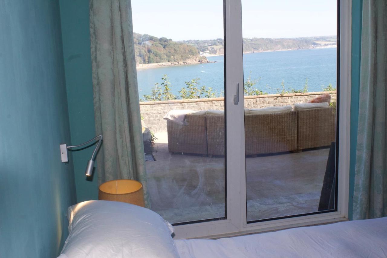 Beach House With Sea Views Over Saundersfoot Bay Exteriör bild