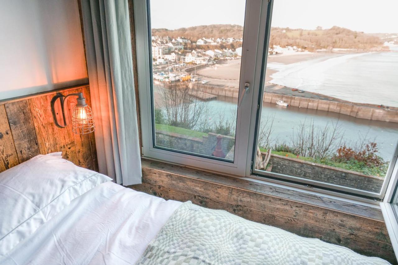 Beach House With Sea Views Over Saundersfoot Bay Exteriör bild